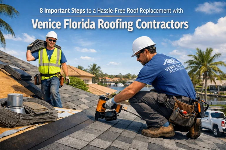 Read more about the article 8 Important Steps to a Hassle-Free Roof Replacement with Venice Florida Roofing Contractors